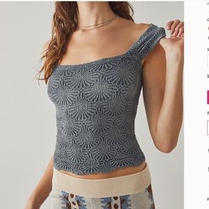 Free People Grey Tank Top